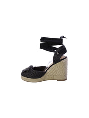 Exe Sandalo Espadrillas Donna Nero Om627-l6ch