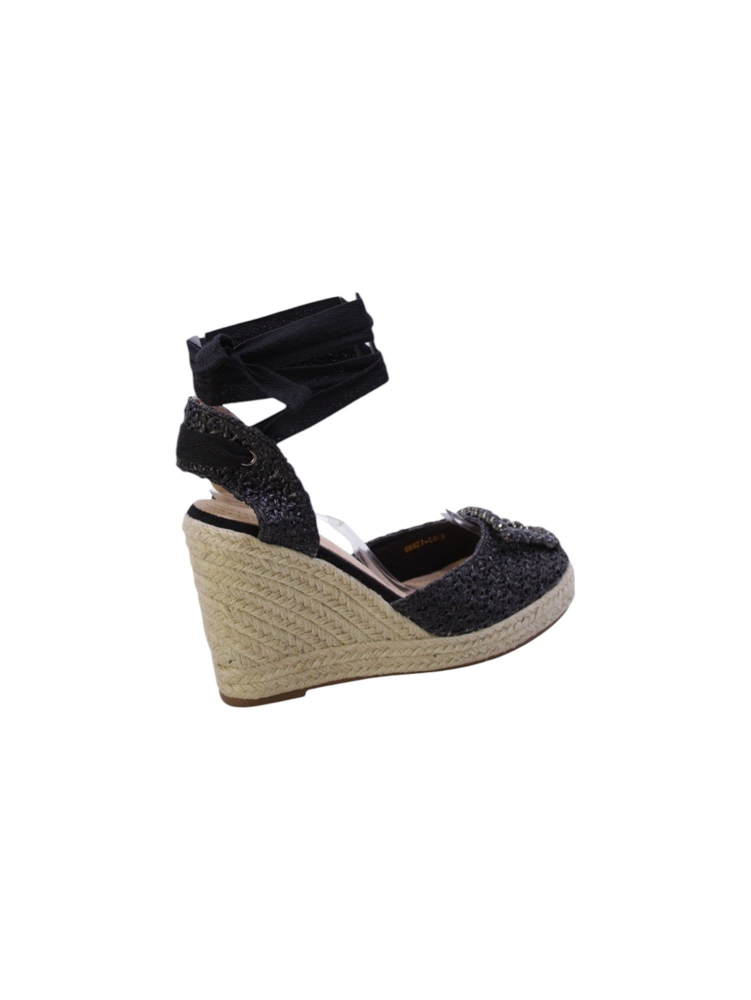 Exe Sandalo Espadrillas Donna Nero Om627-l6ch