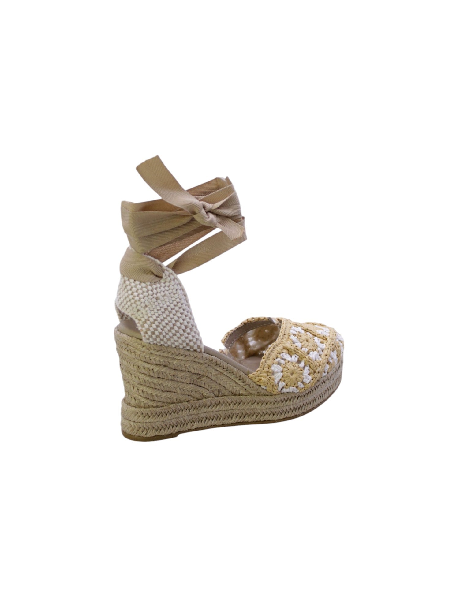 Tsakiris mallas Sandalo Espadrillas Rafia Donna Naturale Fiji-855