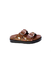 Exe Sandalo Mules Doppia Fascia Donna Cuoio Rs-2150