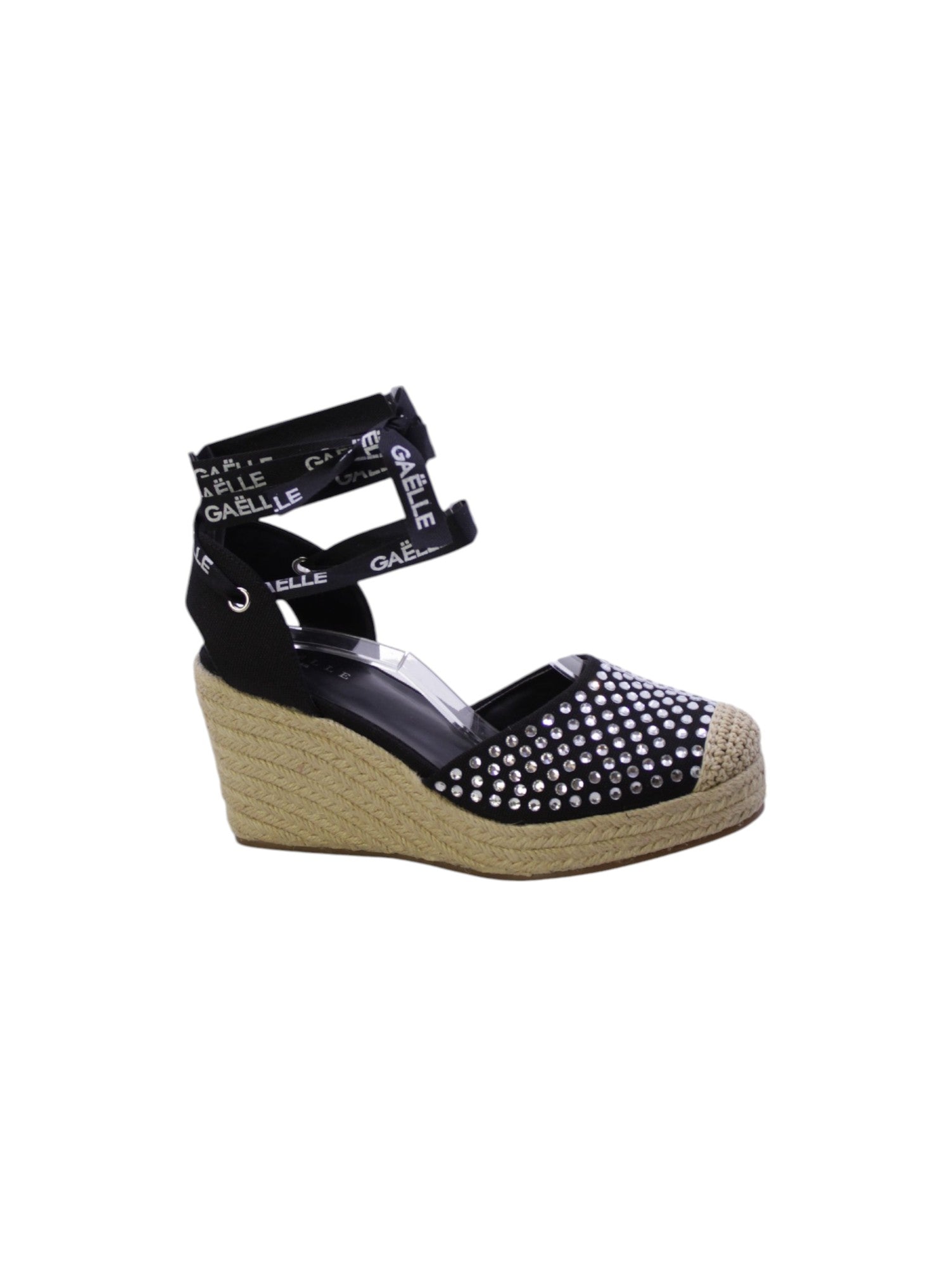 Gaelle Sandalo Espadrillas Donna Nero Gacaw01367