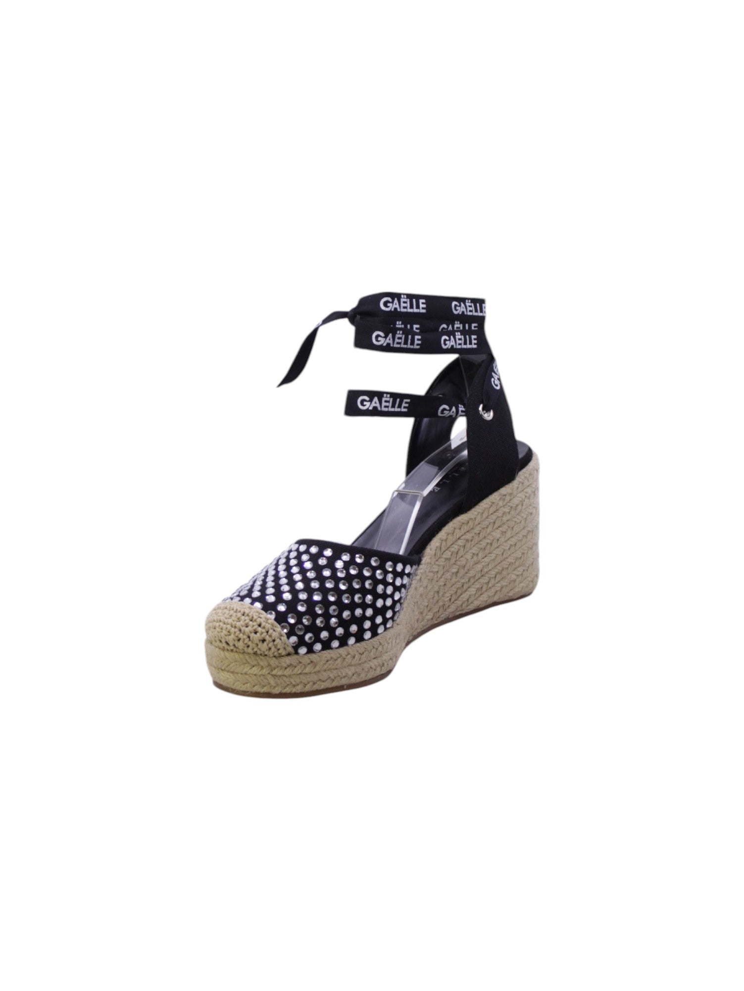 Gaelle Sandalo Espadrillas Donna Nero Gacaw01367