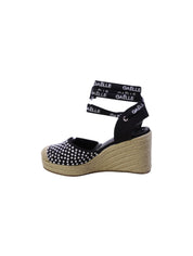 Gaelle Sandalo Espadrillas Donna Nero Gacaw01367