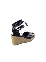 Gaelle Sandalo Espadrillas Donna Nero Gacaw01367
