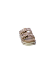 Carmela Sandalo Mules Doppia Fascia Donna Beige 162335