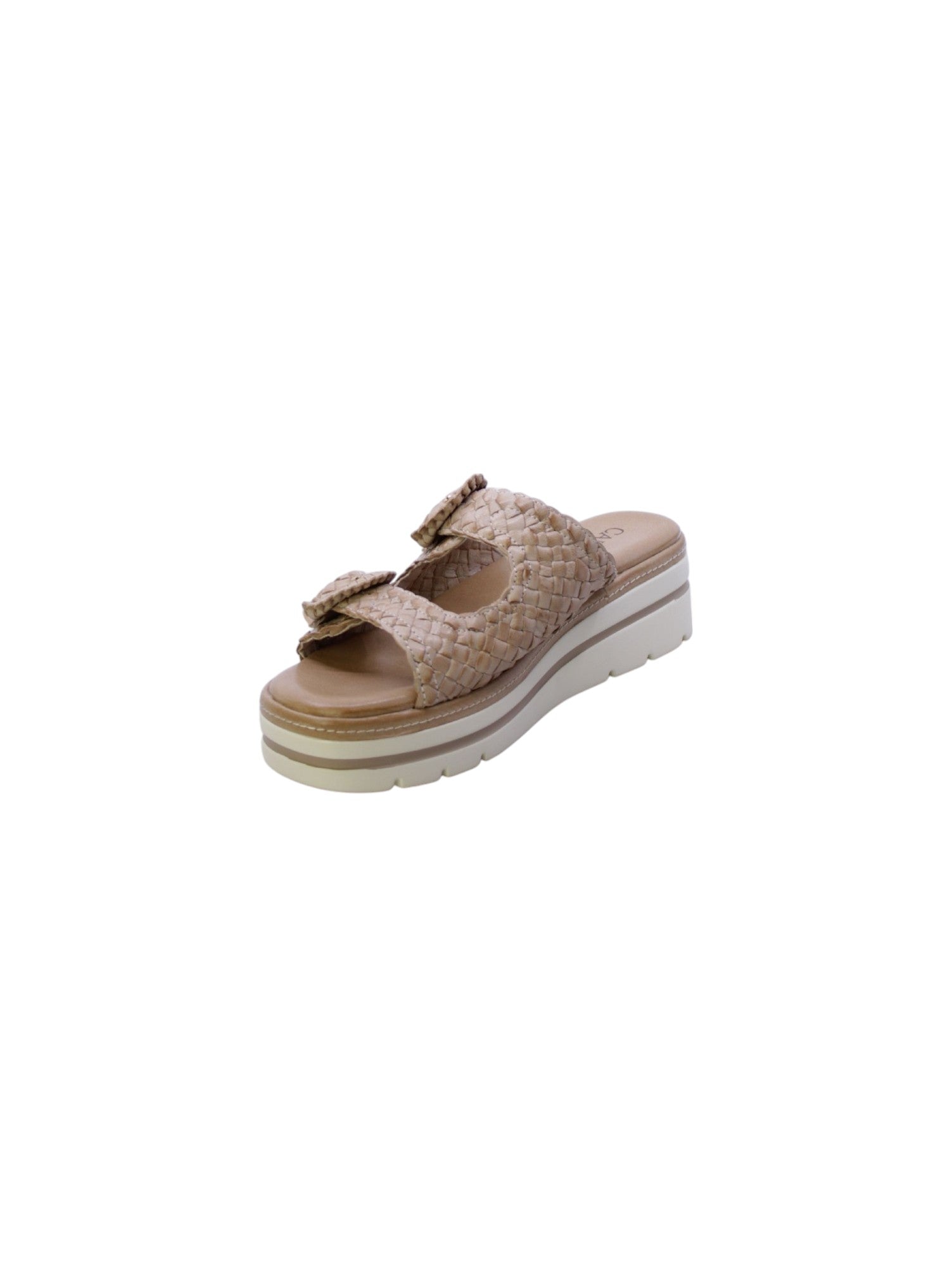 Carmela Sandalo Mules Doppia Fascia Donna Beige 162335