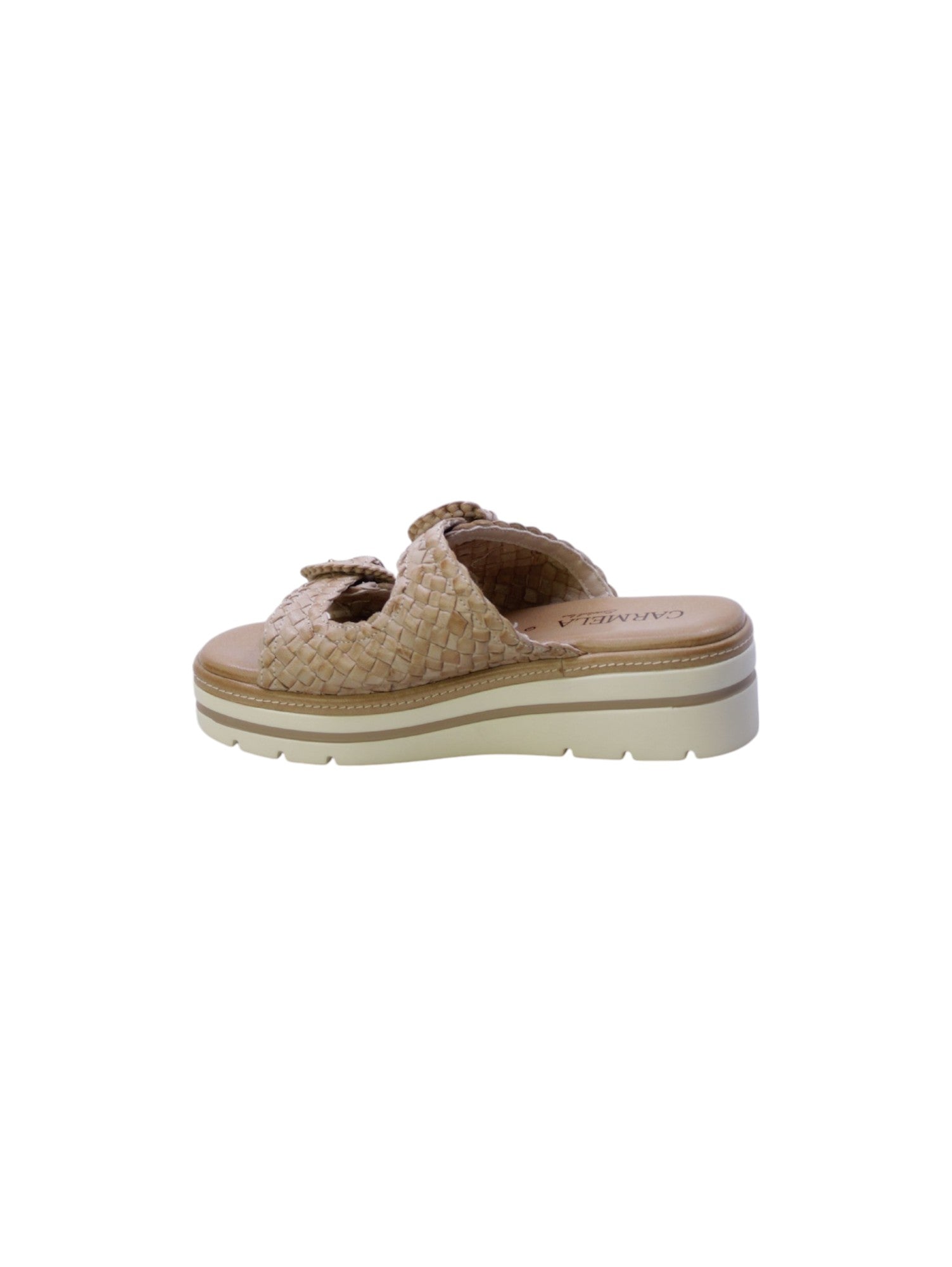 Carmela Sandalo Mules Doppia Fascia Donna Beige 162335