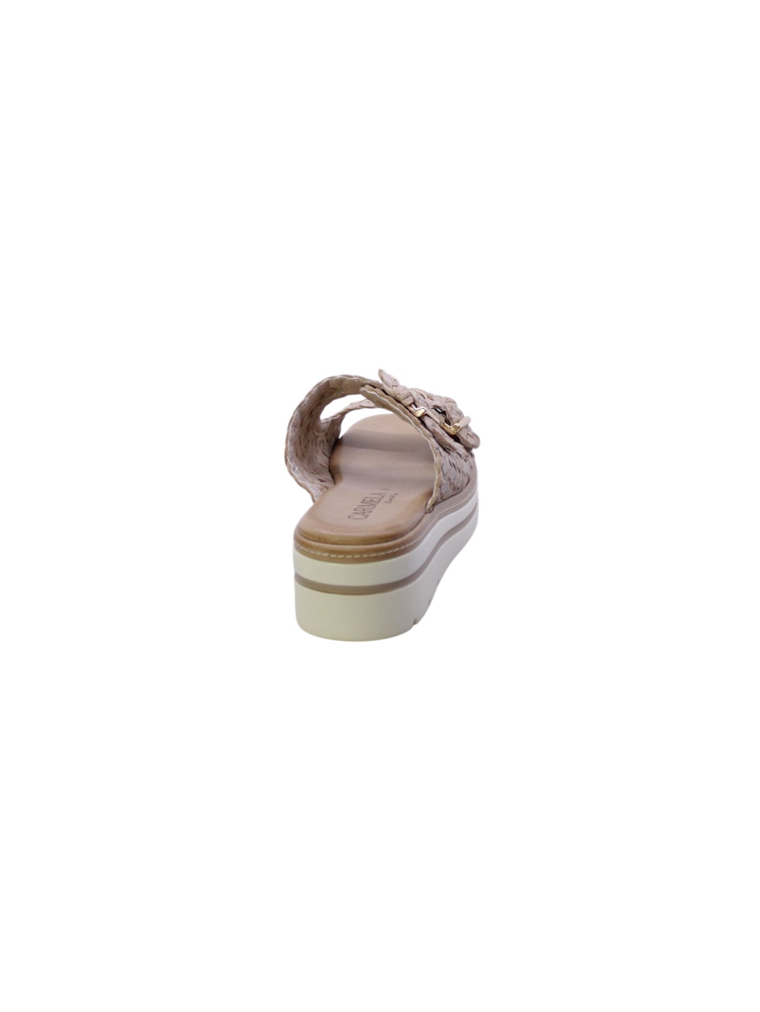 Carmela Sandalo Mules Doppia Fascia Donna Beige 162335