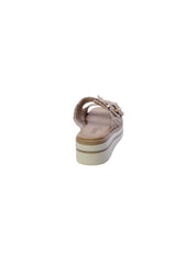 Carmela Sandalo Mules Doppia Fascia Donna Beige 162335