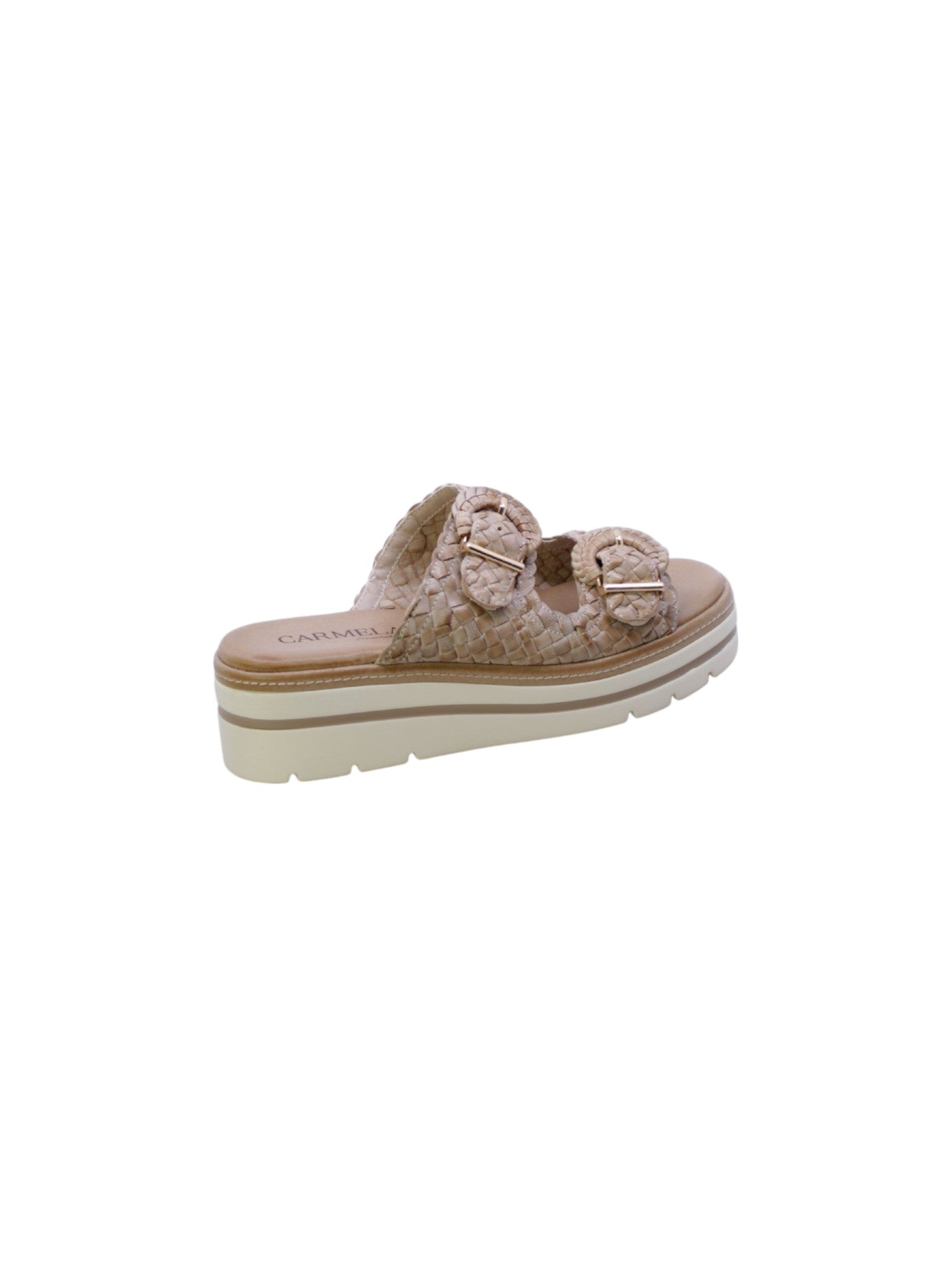 Carmela Sandalo Mules Doppia Fascia Donna Beige 162335