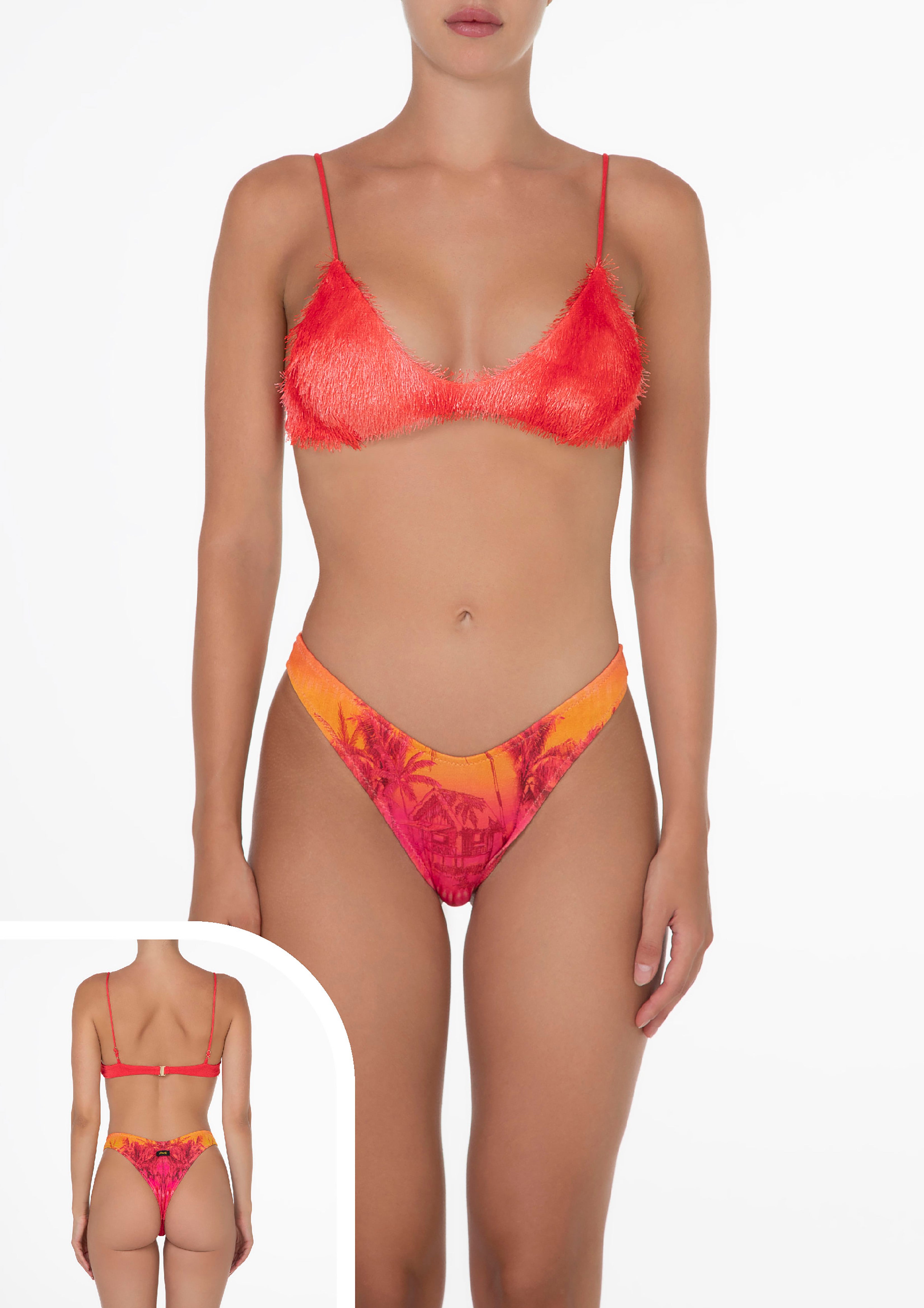 F**k Bikini Triangolo Donna Fantasia Fk25-0741x17