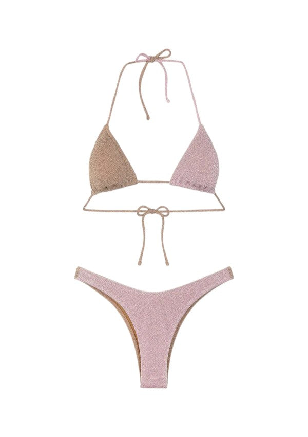F**k Bikini Triangolo Donna Oro Fk25-0930gd