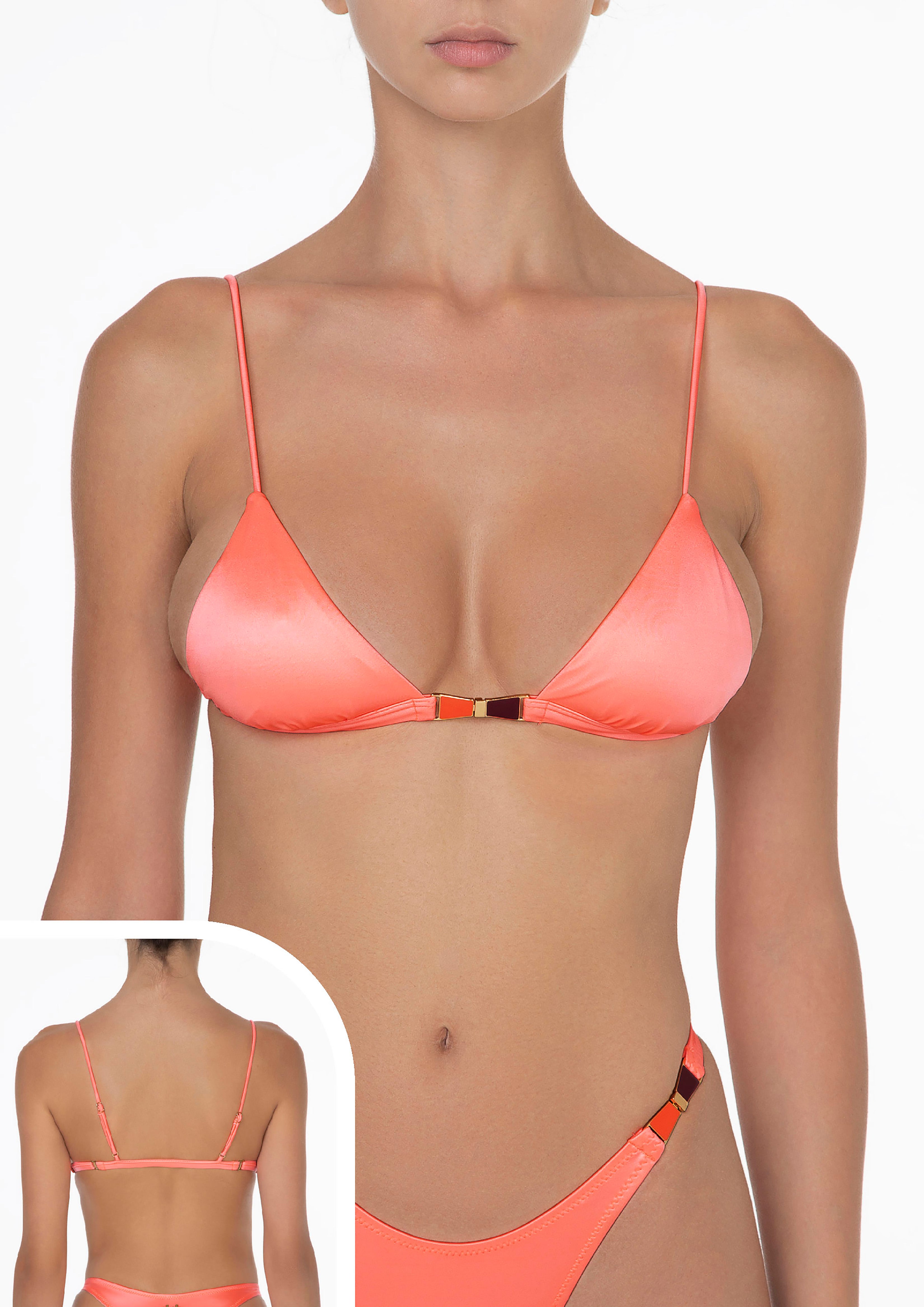 F**k Bikini Triangolo Donna Corallo Fk25-1330cr