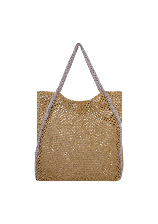 F**k Borsa spalla tote Donna Naturale/Lilac Fa25-a056lc