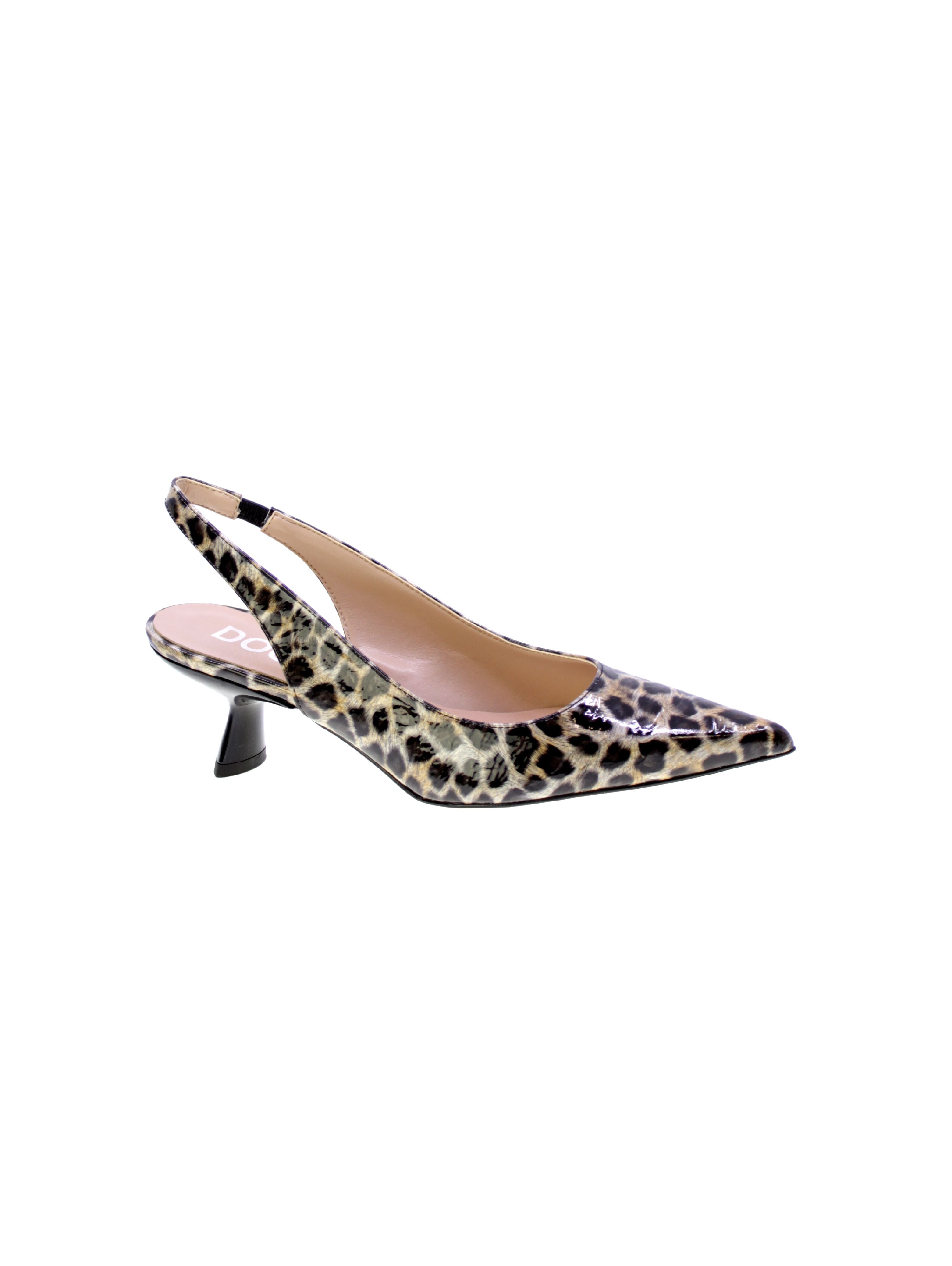 Doop Decollete Tallone Aperto Donna Leopardato 3503