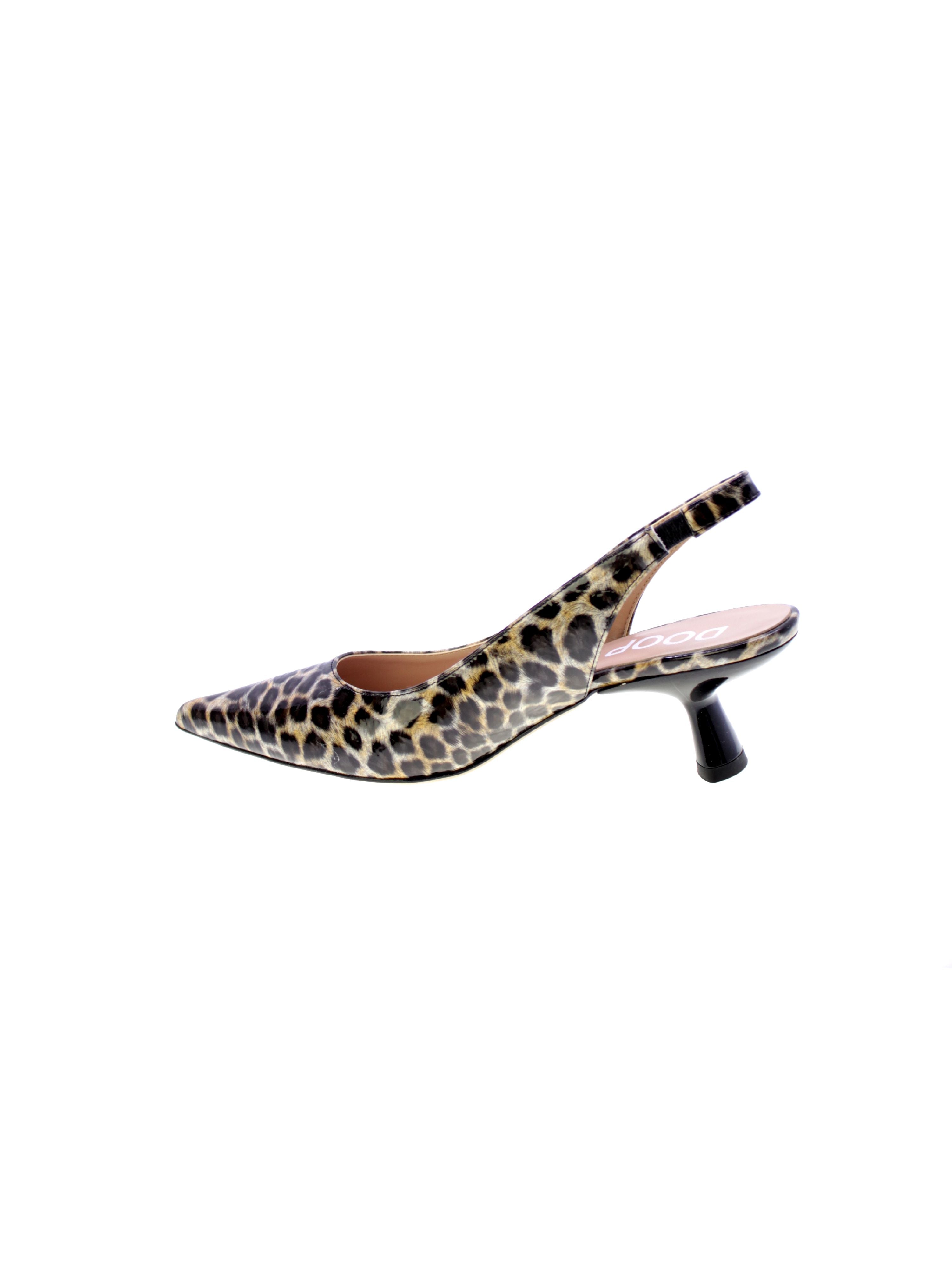 Doop Decollete Tallone Aperto Donna Leopardato 3503