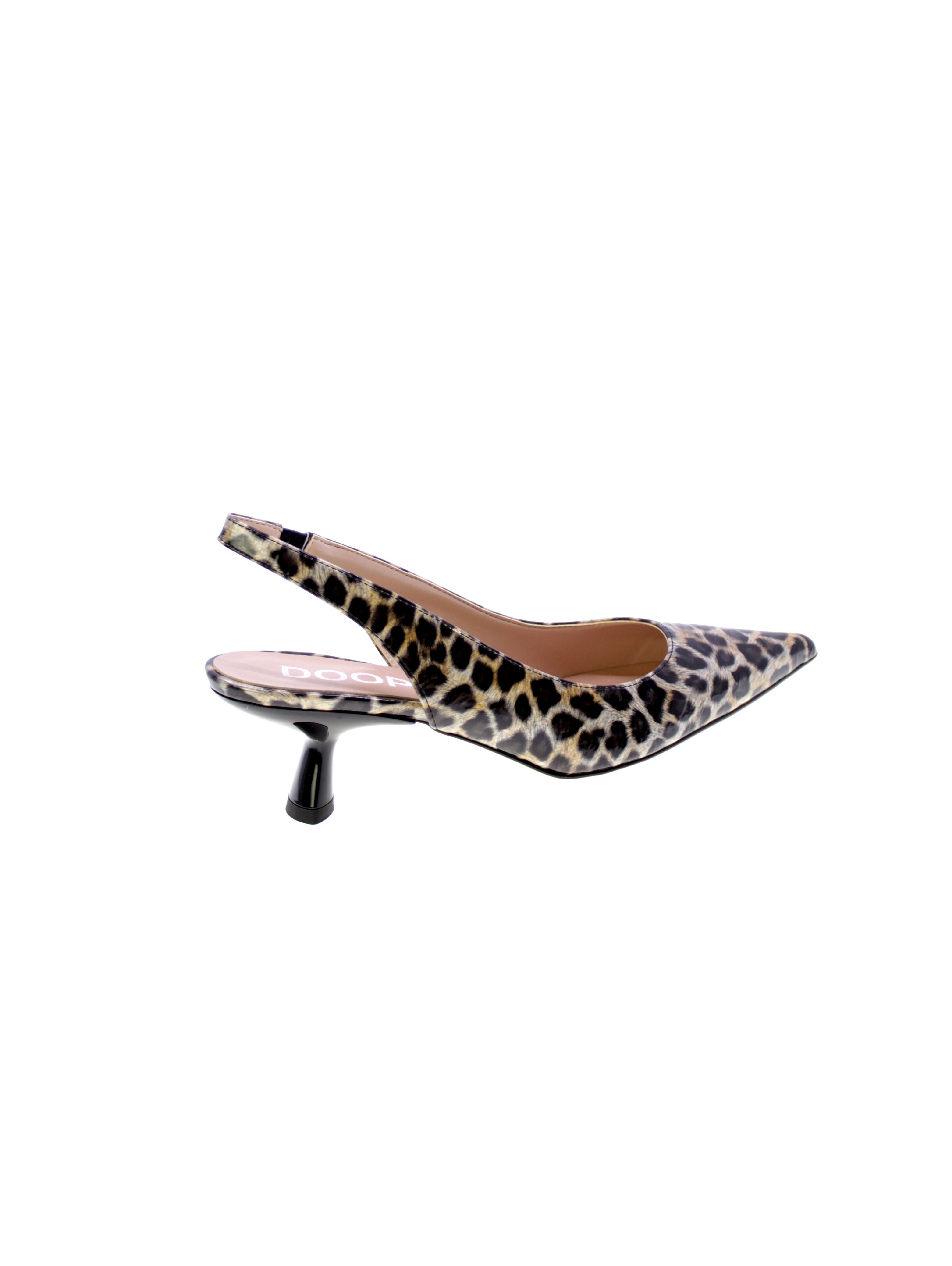 Doop Decollete Tallone Aperto Donna Leopardato 3503