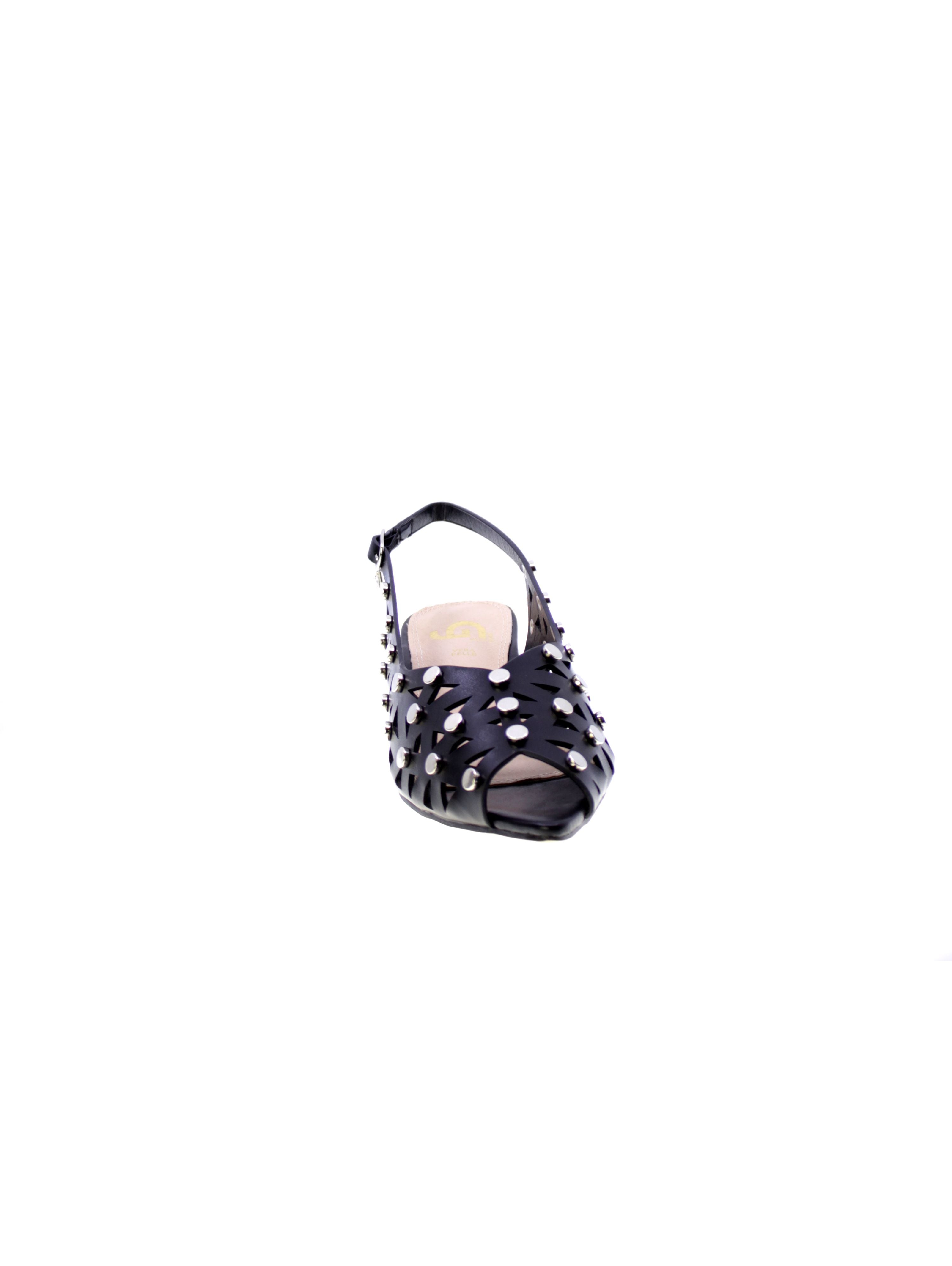Gold&gold Sandalo Basso Borchie Donna Nero Gp787