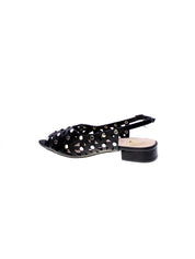 Gold&gold Sandalo Basso Borchie Donna Nero Gp787