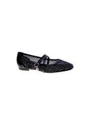 Gold&gold Decollete Ballerina Strass Donna Nero Gd193