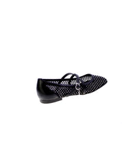 Gold&gold Decollete Ballerina Strass Donna Nero Gd193