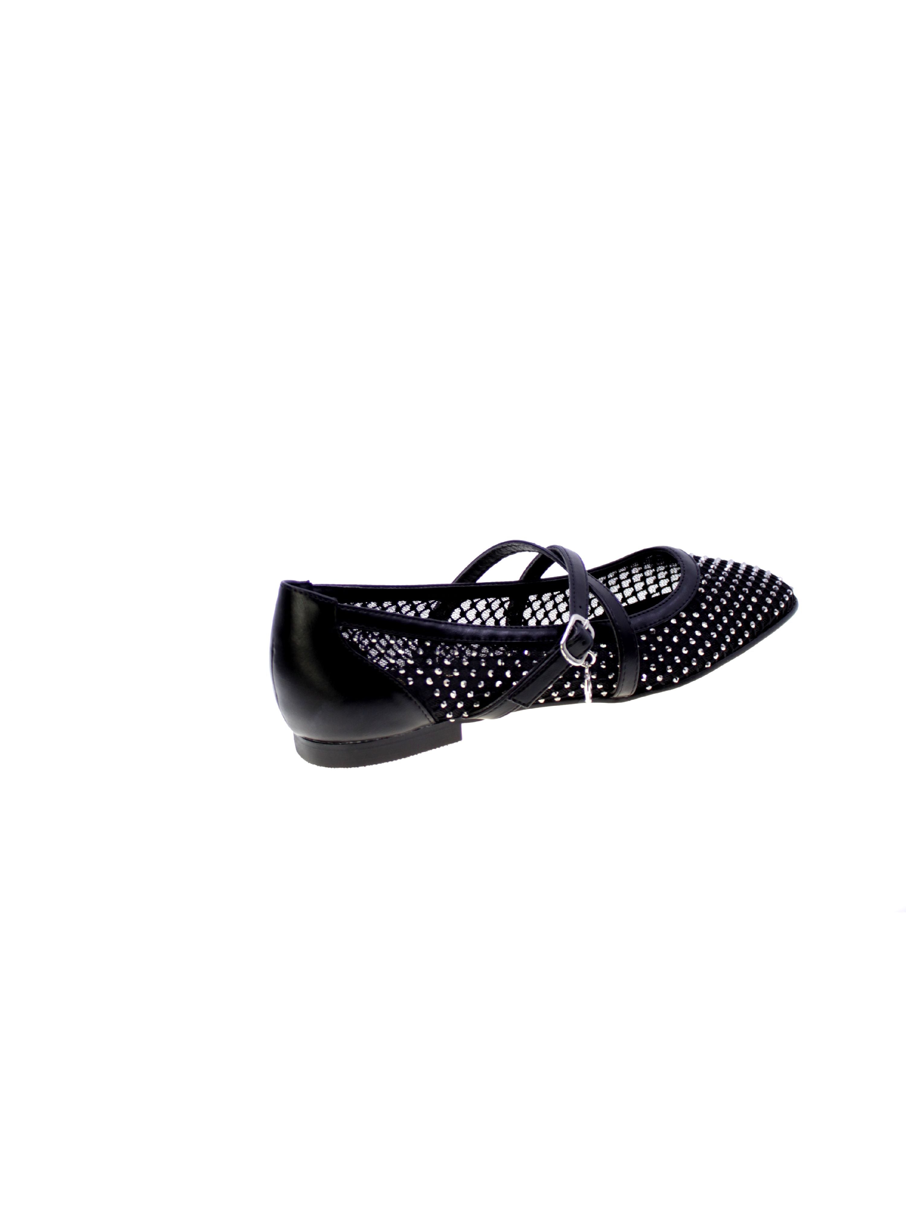 Gold&gold Decollete Ballerina Strass Donna Nero Gd193