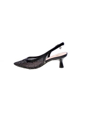 Gold&gold Decollete Tallone Aperto Strass Donna Nero Gd196