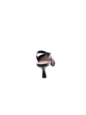 Gold&gold Decollete Tallone Aperto Strass Donna Nero Gd196