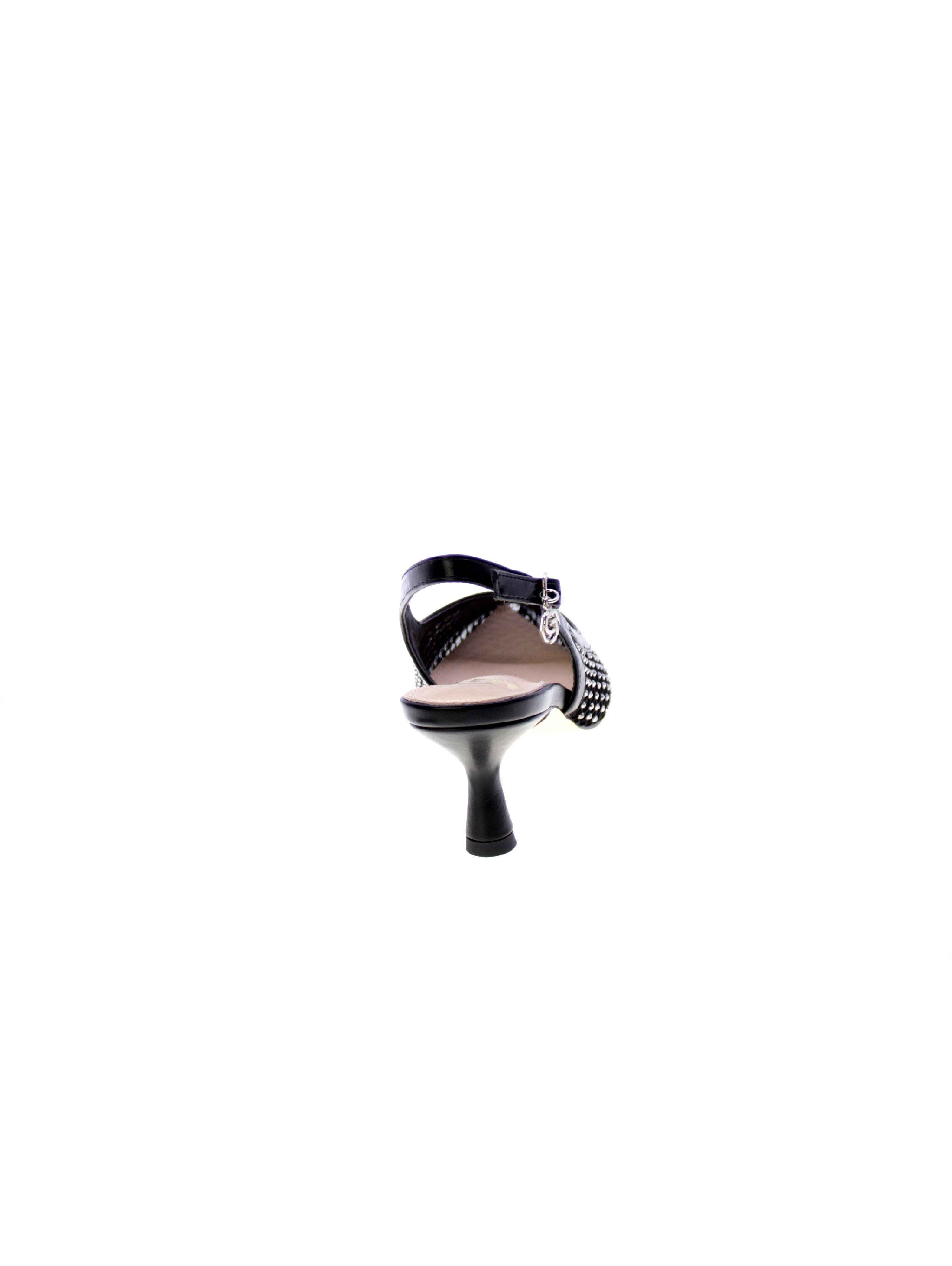 Gold&gold Decollete Tallone Aperto Strass Donna Nero Gd196