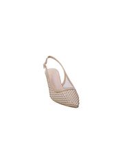 Gold&gold Decollete Tallone Aperto Strass Donna Beige Gd196