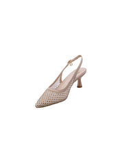 Gold&gold Decollete Tallone Aperto Strass Donna Beige Gd196