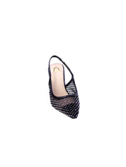 Gold&gold Decollete Tallone Aperto Strass Donna Nero Gd200
