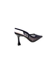 Gold&gold Decollete Tallone Aperto Strass Donna Nero Gd200