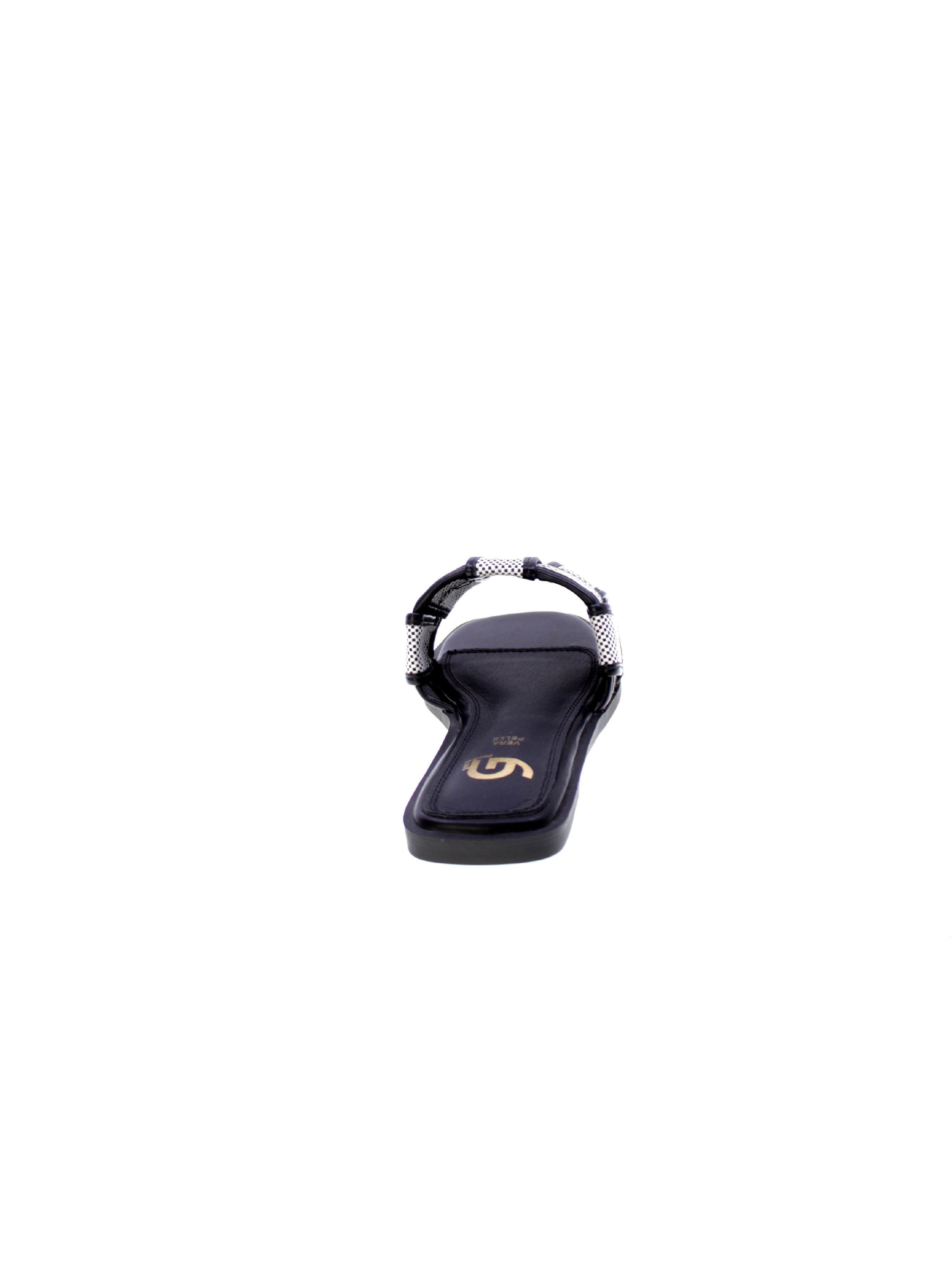 Gold&gold Sandalo Mules Basso Tessuto Donna Nero Gh60