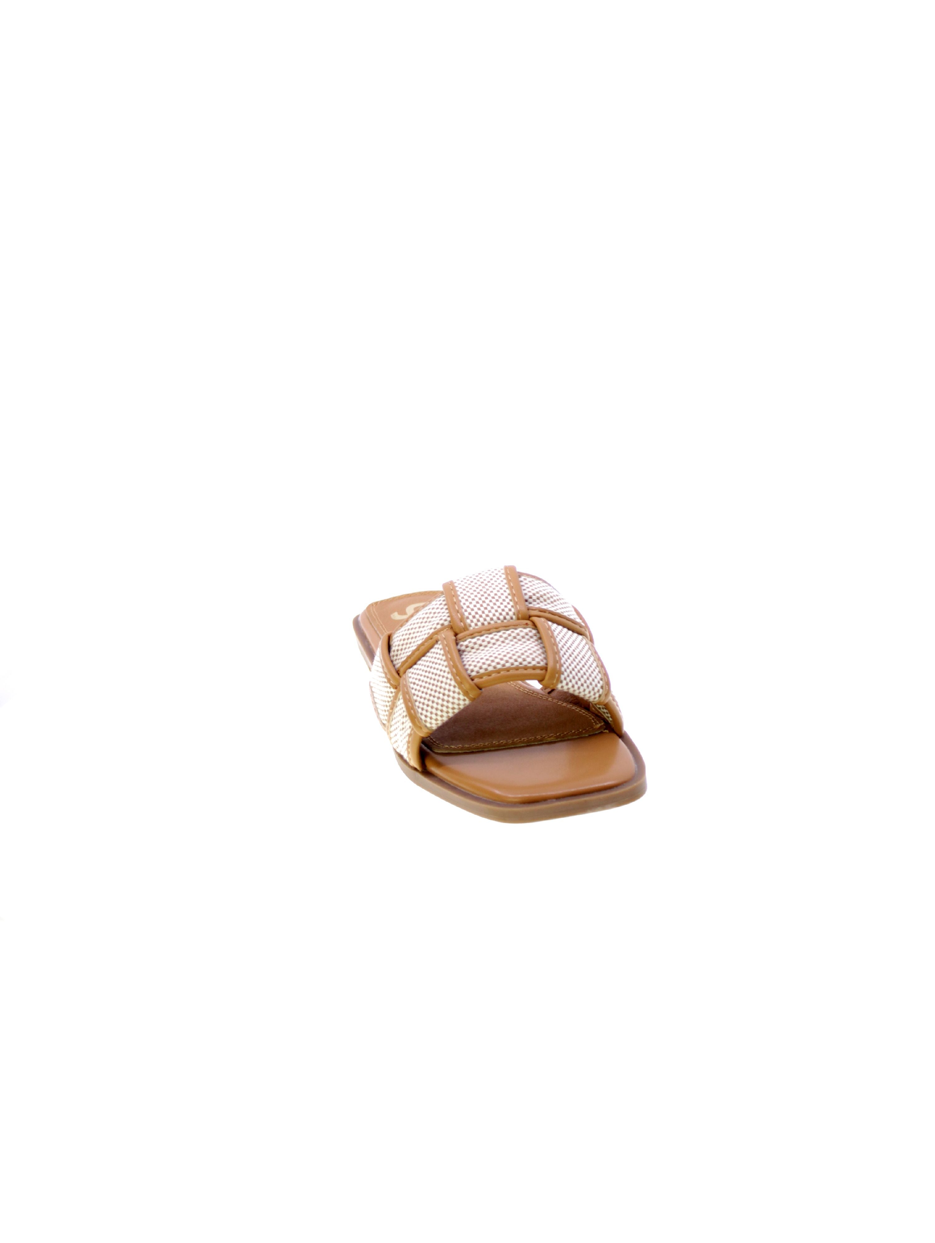 Gold&gold Sandalo Mules Basso Tessuto Donna Camel Gh60