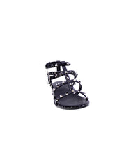Gold&gold Sandalo Basso Borchie Donna Nero Gh57
