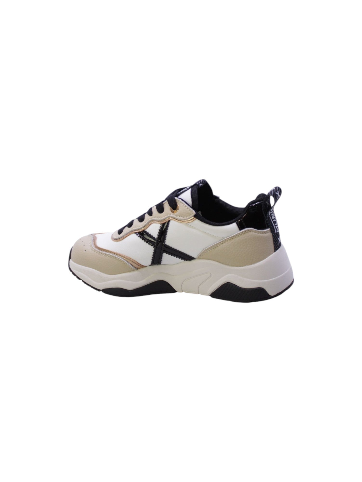 Munich Sneakers Donna Bianco/Beige Wave-105