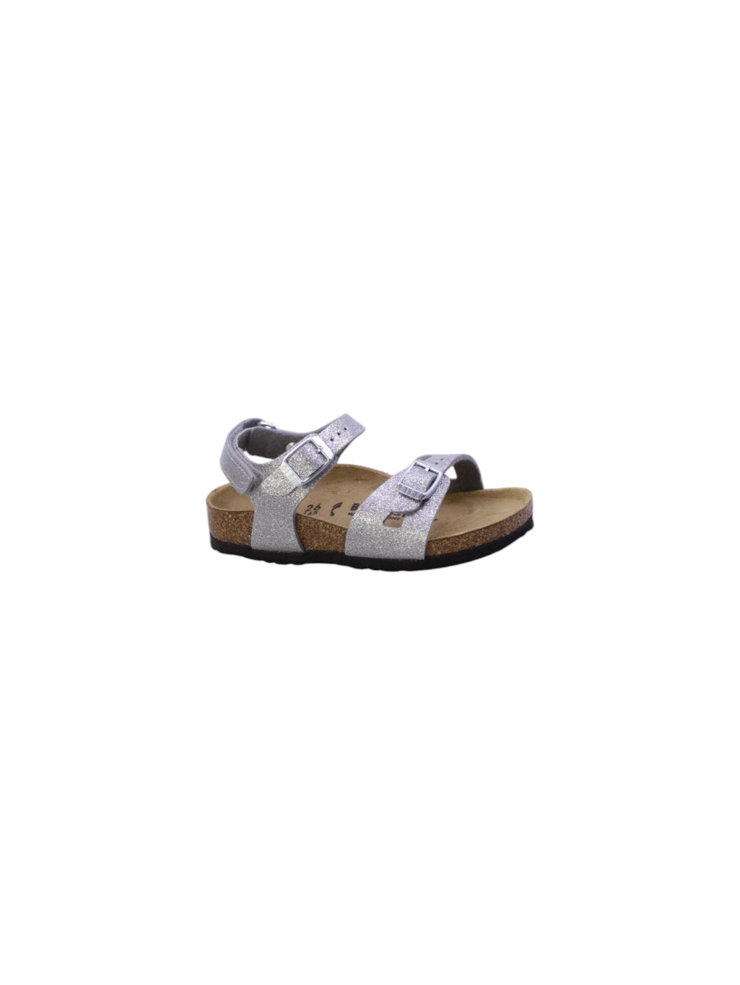 Birkenstock Sandalo Bambina Argento/Light Silver Riohl kids