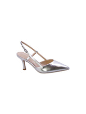 Francesco milano Decollete Tallone Aperto Donna Argento A08-21a-ag