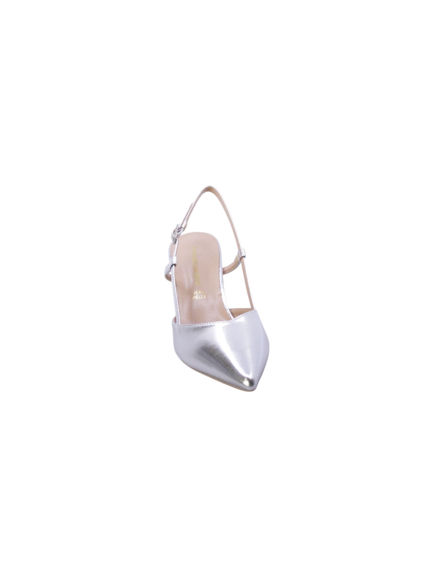 Francesco milano Decollete Tallone Aperto Donna Argento A08-21a-ag