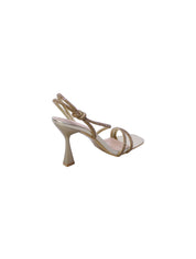 Francesco milano Sandalo Strass Donna Platino G19-02t-pl