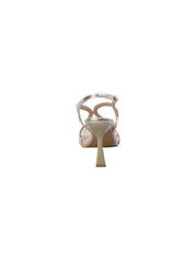 Francesco milano Sandalo Accollato Donna Platino G19-03n-pl