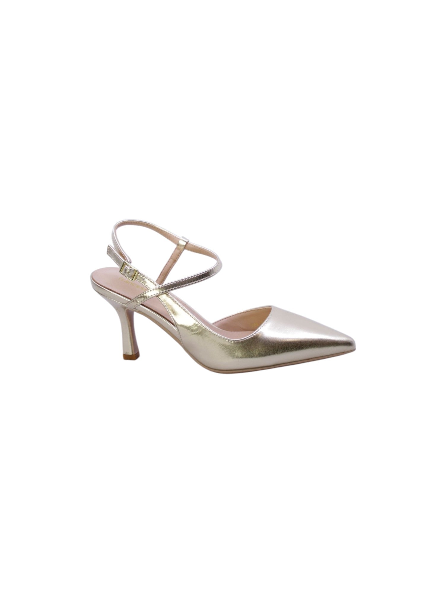 Francesco milano Decollete Tall Aperto Donna Platino A08-19a-pl