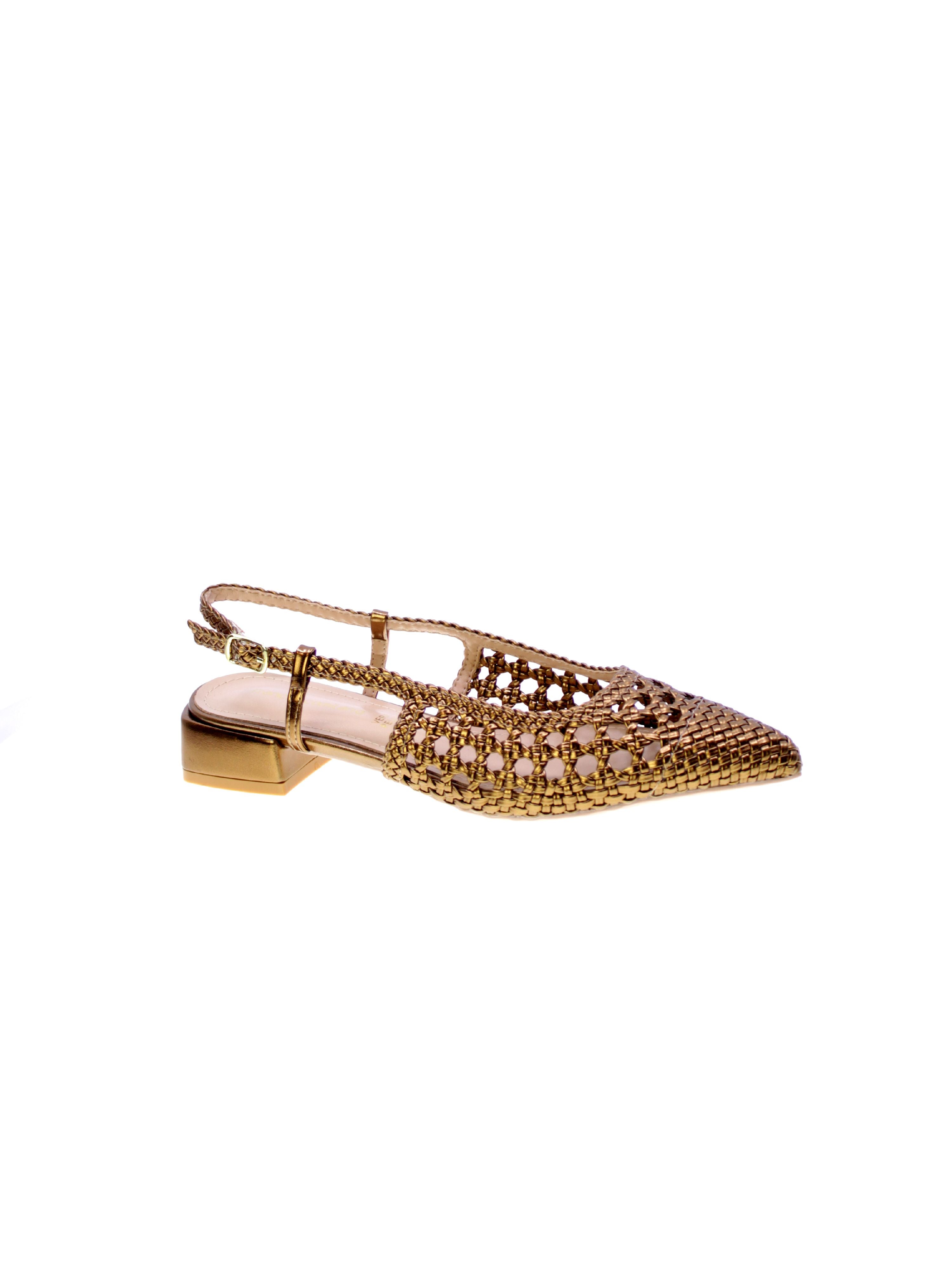 Francesco milano Decollete Basso Tallone Aperto Donna Bronzo E08-04p-br