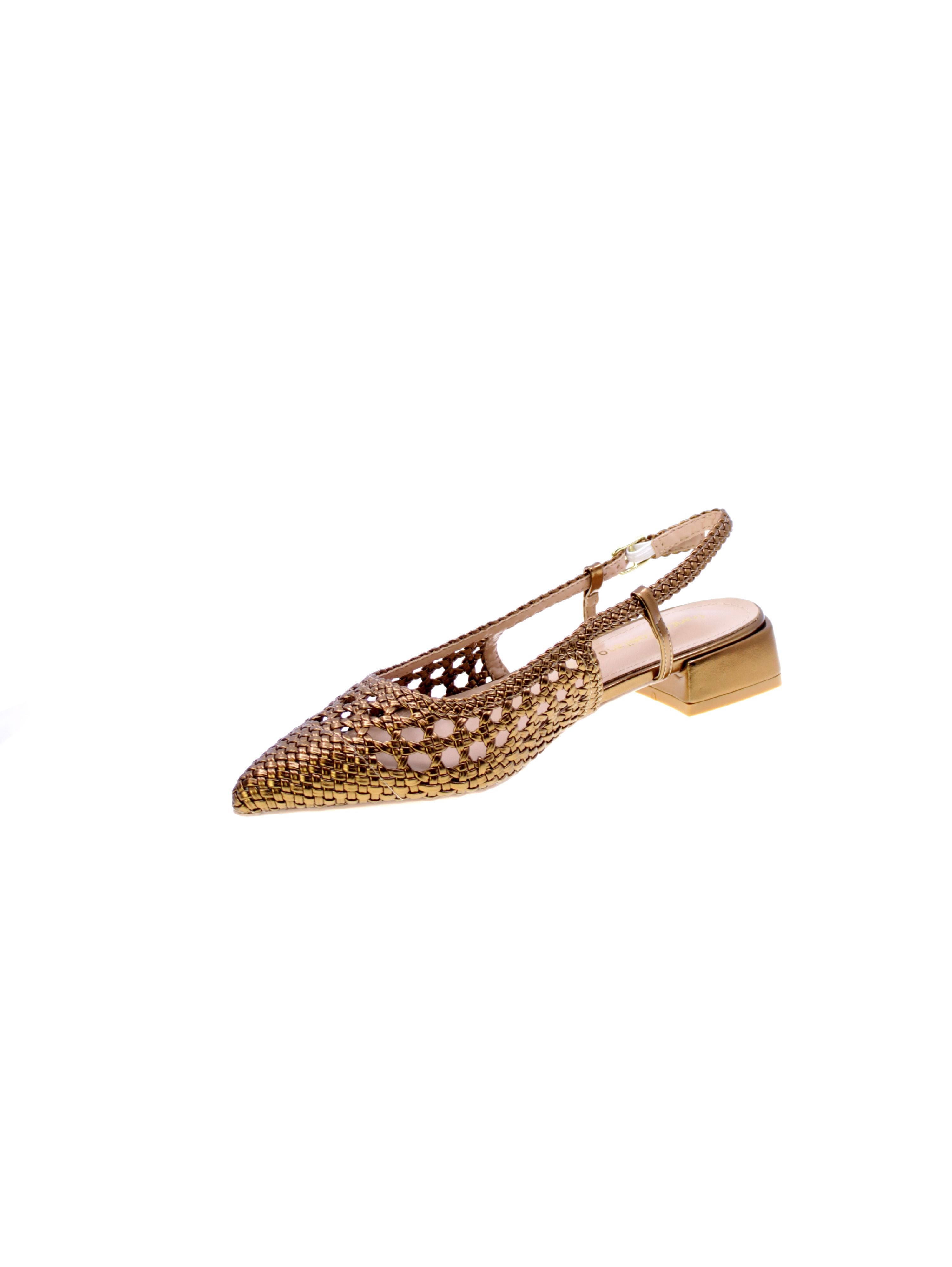 Francesco milano Decollete Basso Tallone Aperto Donna Bronzo E08-04p-br