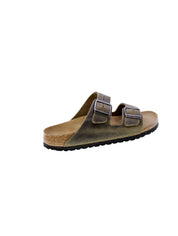 Birkenstock Sandalo Uomo Faded Khaki Arizona